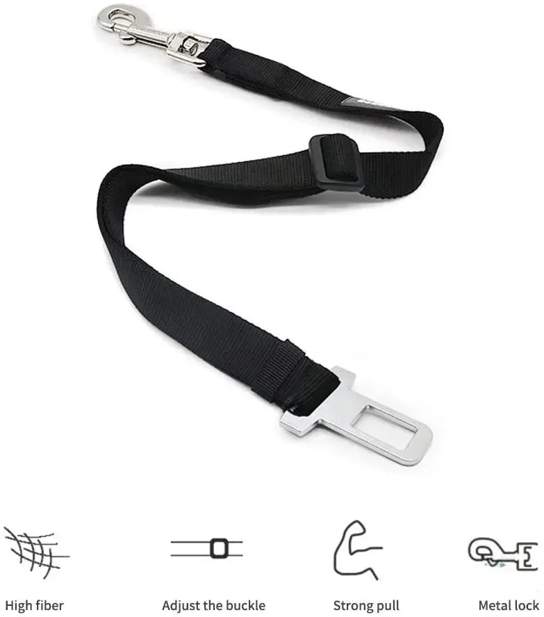 Adjustable Pet Seat Belt In Car