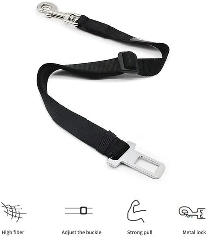 Adjustable Pet Seat Belt In Car