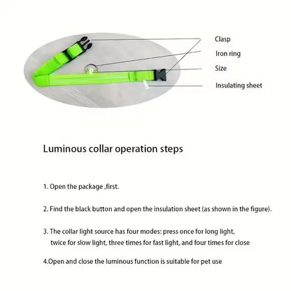 LED Glow in the Dark Dog Leash