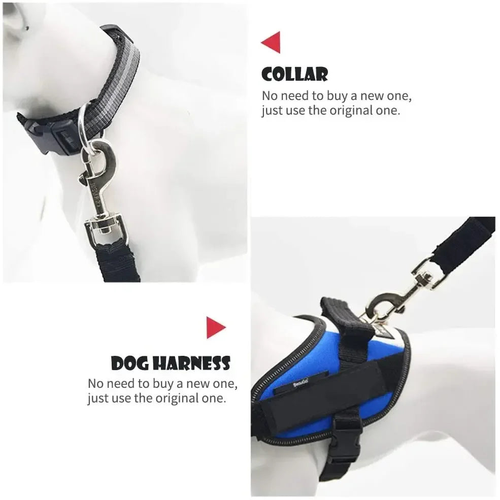 Adjustable Pet Seat Belt In Car